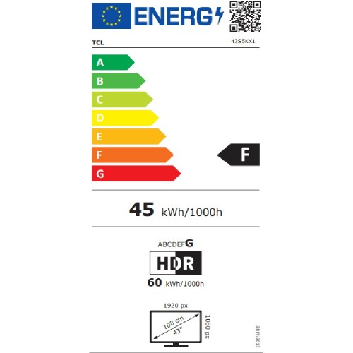 TV LED  43S5K QLED FHD ANDROID SMART